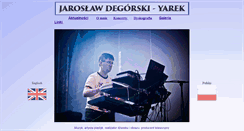 Desktop Screenshot of degorski.art.pl